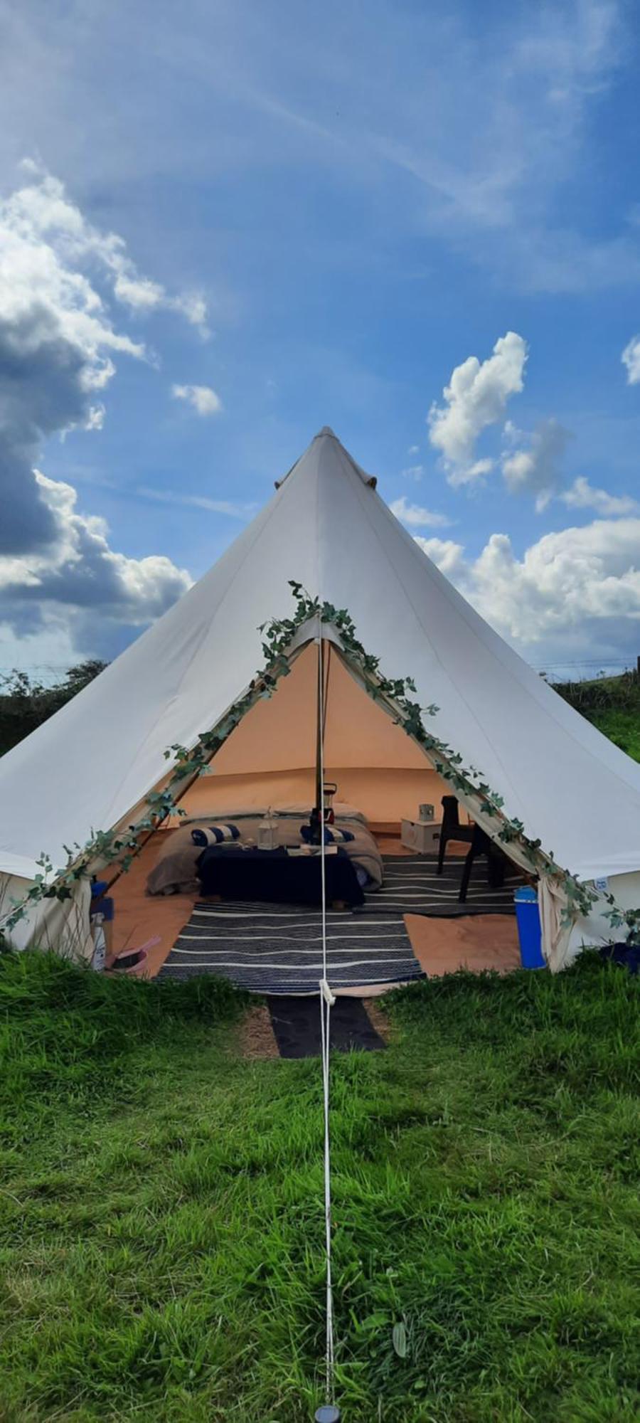 Summit Camping Kit Hill Cornwall Panoramic Views Grass Pitch From 15Pn Or Bella Bell Tent 75Pn Callington Екстер'єр фото